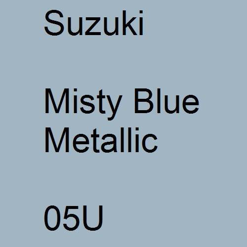 Suzuki, Misty Blue Metallic, 05U.